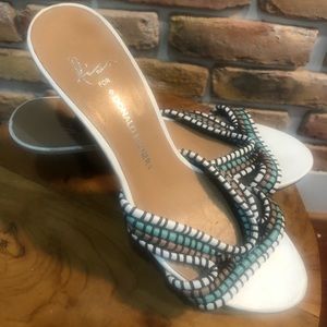 DONlALD J. PLINER kitten heel mules